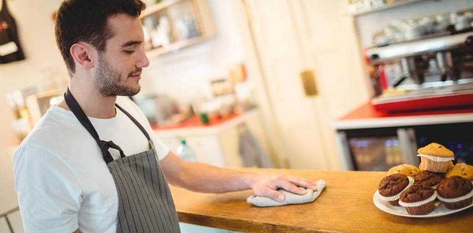 L’organizzazione dell’area di lavoro al Bar.