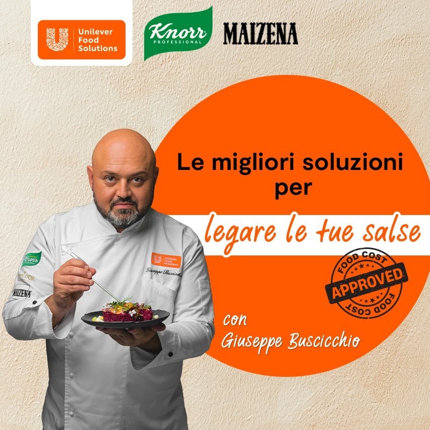 Iscriviti al webinar "Le migliori soluzioni per legare le tue salse"