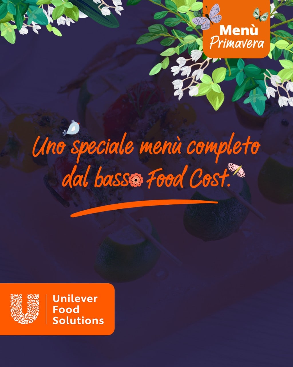 Uno speciale Menù di Primavera, completo e a prova di food cost