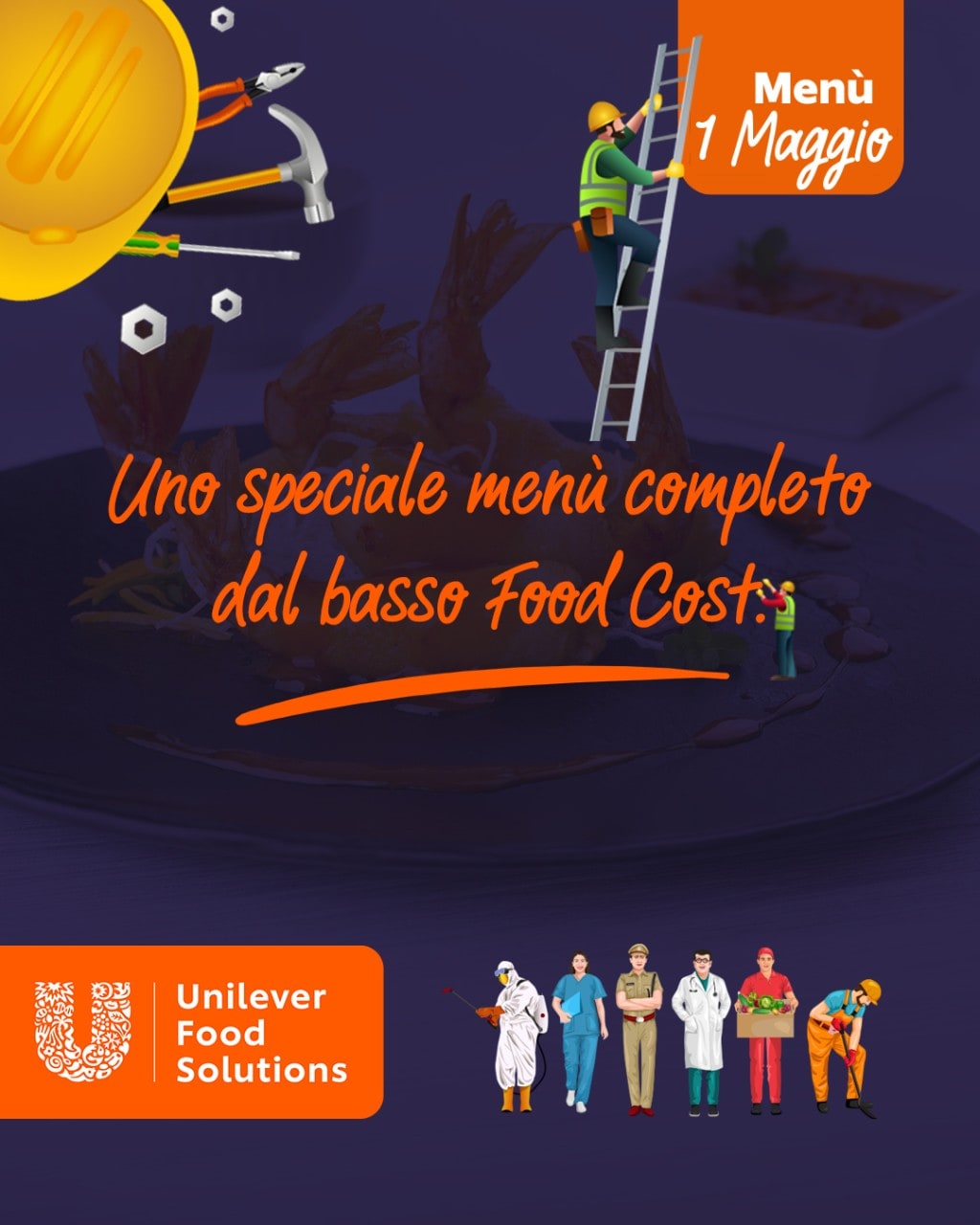 Uno speciale Menù per il Primo Maggio, completo e a prova di food cost