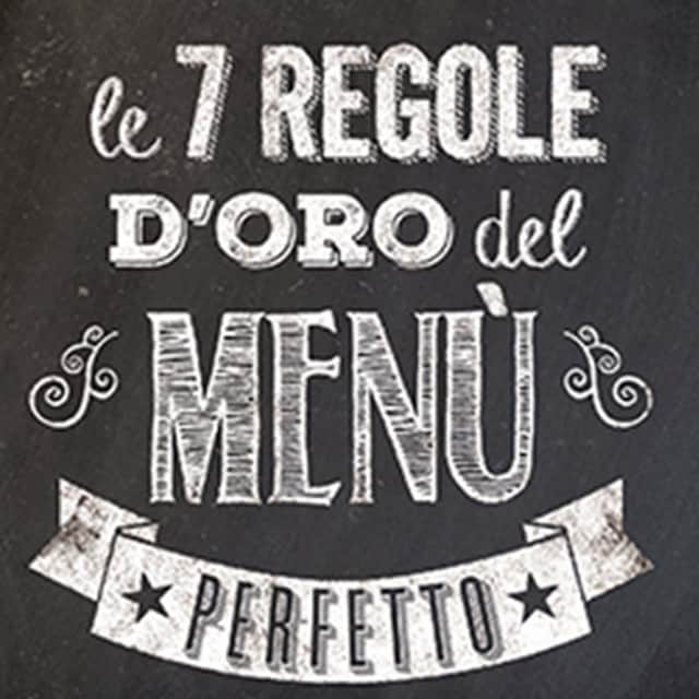 La Guida "Le 7 Regole d'oro del menù perfetto"