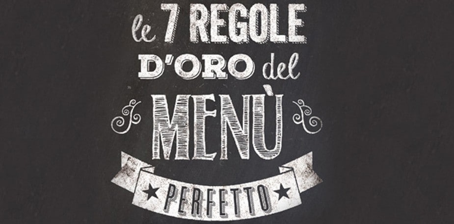 La Guida "Le 7 Regole d'oro del menù perfetto"