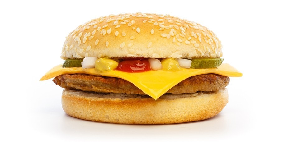 Un hamburger in stile “Pop”: forme e colori