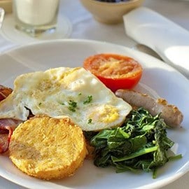 Salato caldo e uova Salato caldo e uova